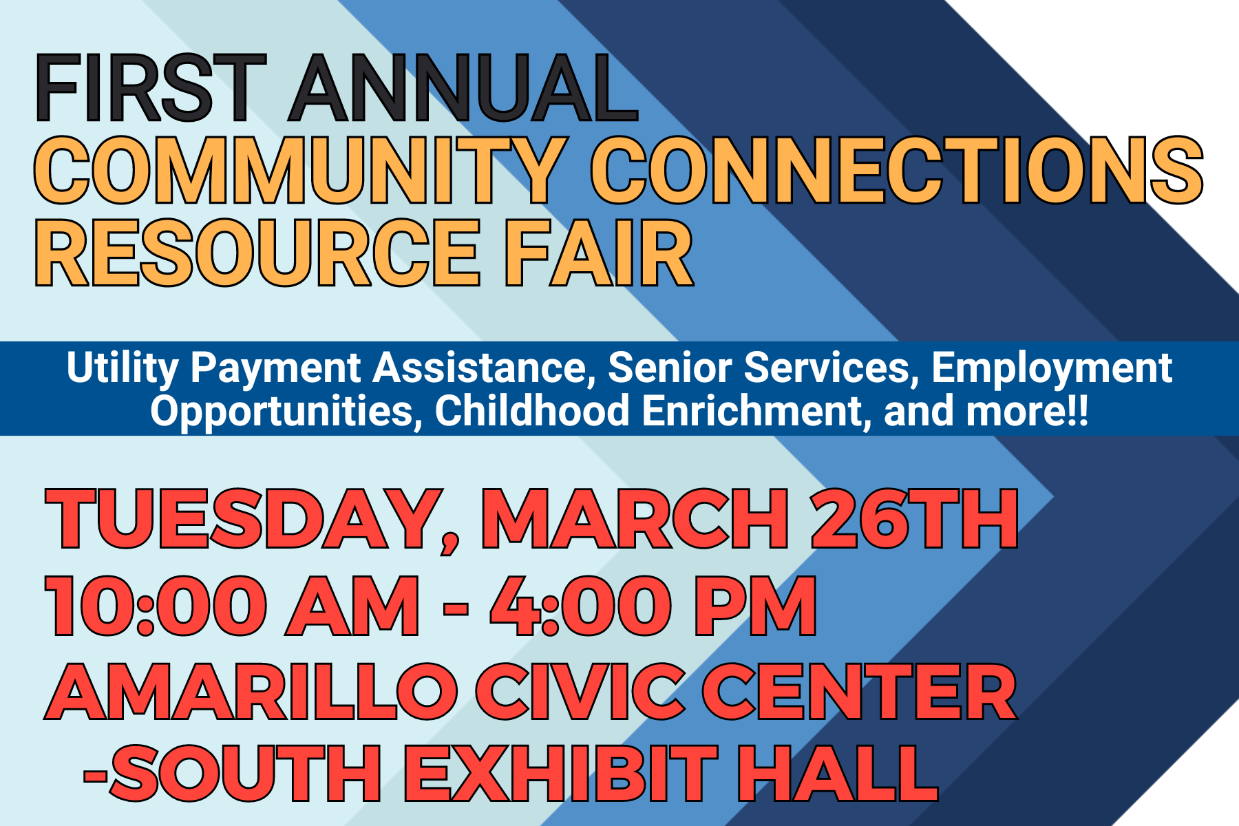 Event Flyer for Community Resource Fair